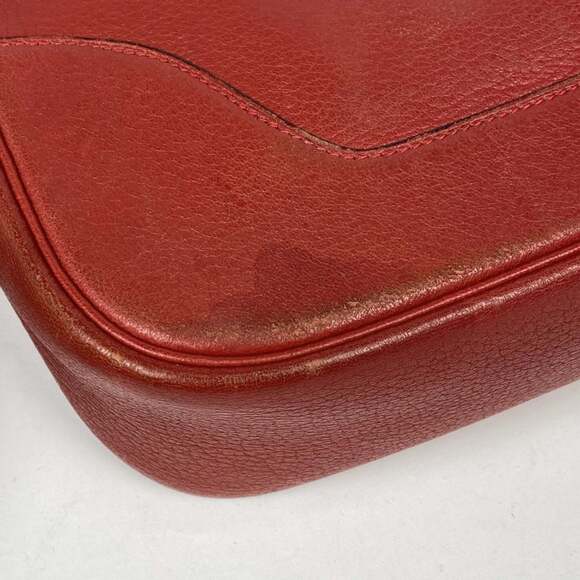 Hermes Hermès Trim 31 One-Shoulder Shoulder Bag in Red Leather, Size E, Women's - Picture 3 of 10